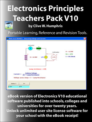 cover image of Electronics Principles Teachers Pack V10